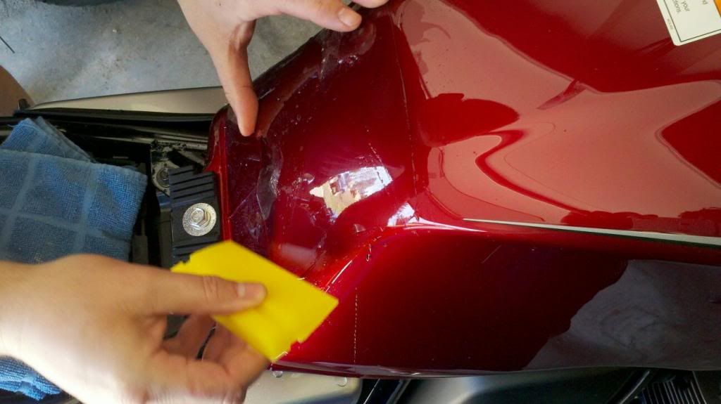 How to apply 3M clear bra to protect your tank